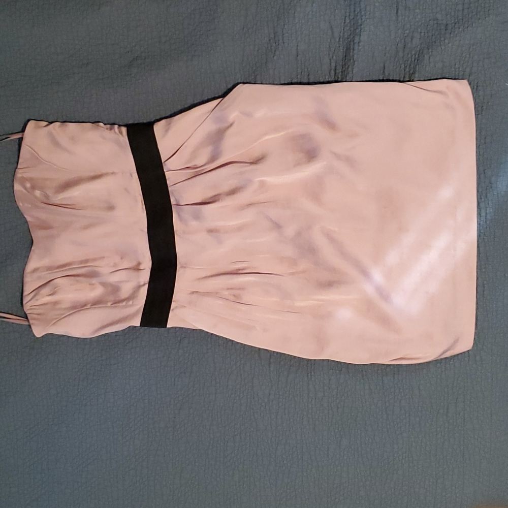 Strapless blush dress - POCKETS